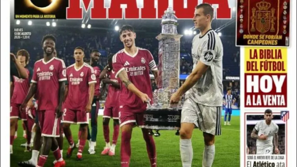 Vitória do PSG e Real Madrid destaca imprensa desportiva europeia