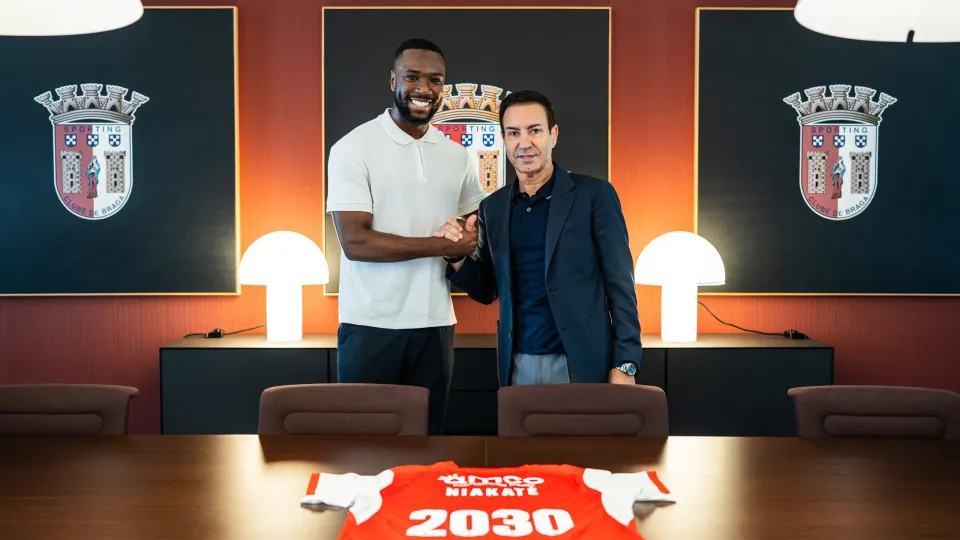 Sp. Braga renova contrato de Niakaté até 2030