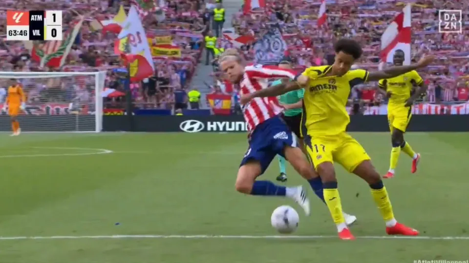 Hjulmand comete penalti e Atlético empata com Villarreal
