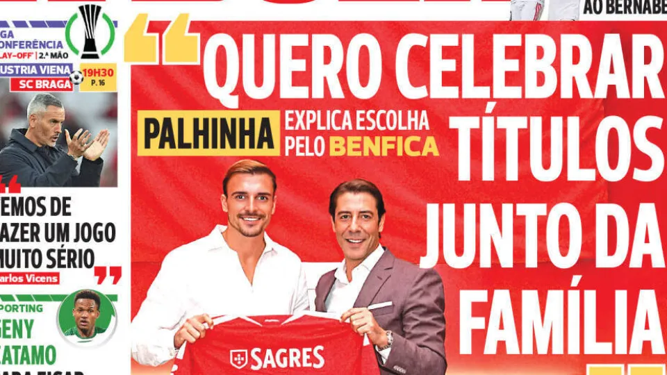 Palhinha se junta ao Benfica em busca de títulos