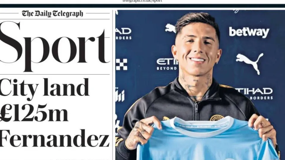 Transferências: Enzo Fernández no Manchester City e Julián Álvarez no Atlético de Madrid