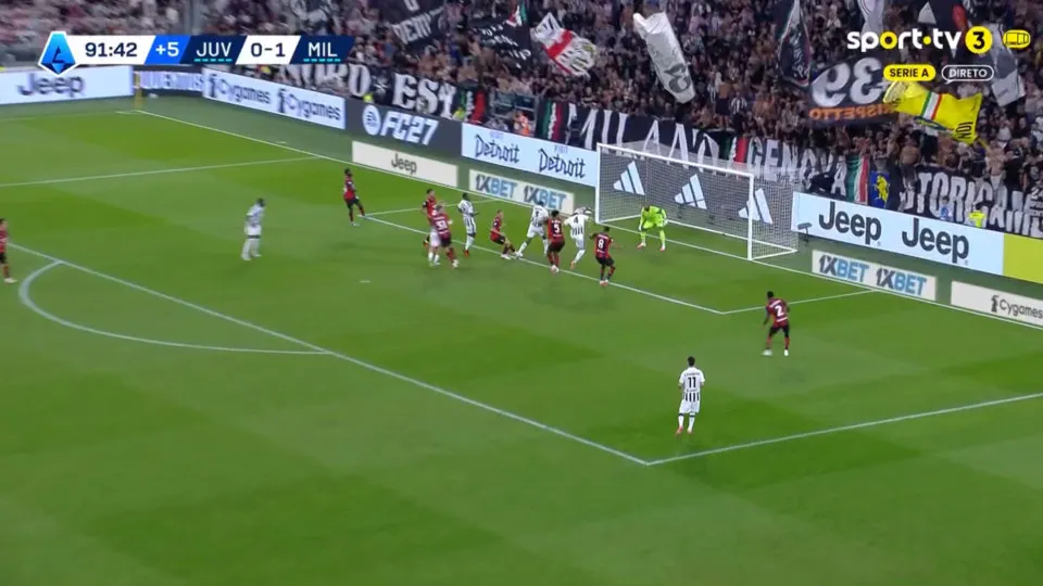 Goleada de Gatti garante empate entre Juventus e AC Milan