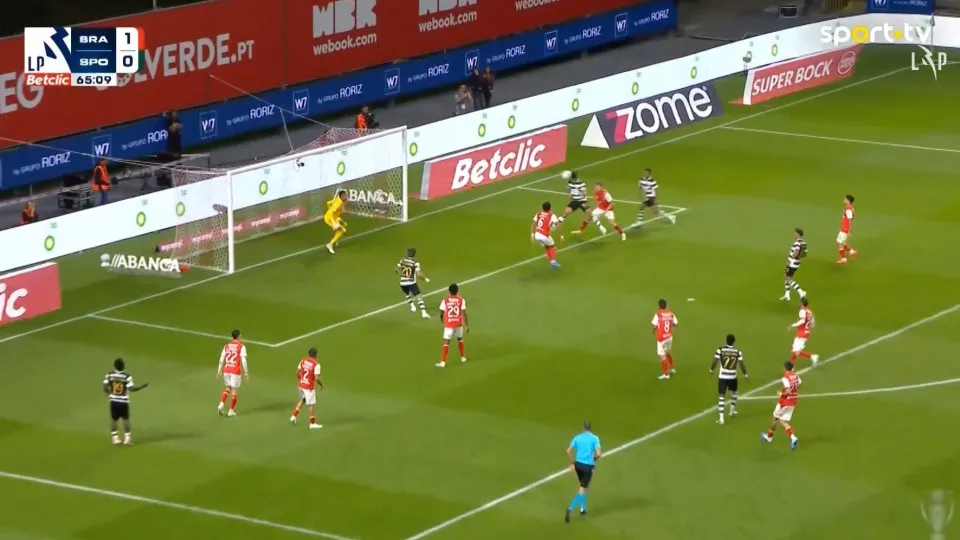 Luis Suárez empata jogo entre Braga e Sporting com cabeçada