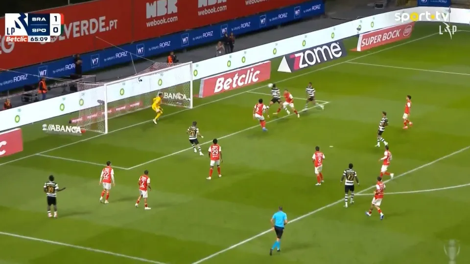 Luis Suárez empata jogo entre Braga e Sporting com cabeçada