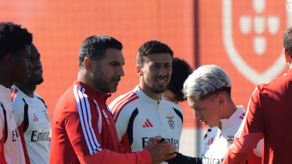 Benfica intensifica treino antes do jogo contra o Celtic