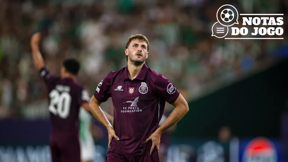 FC Porto sofre derrota contra o Real Betis na Liga dos Campeões