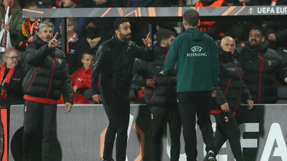 Ruben Amorim enfrenta colapso após derrota do AC Milan