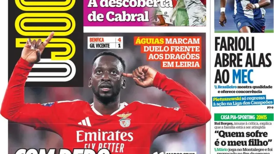 Benfica vence Gil Vicente e avança para a final da Taça da Liga