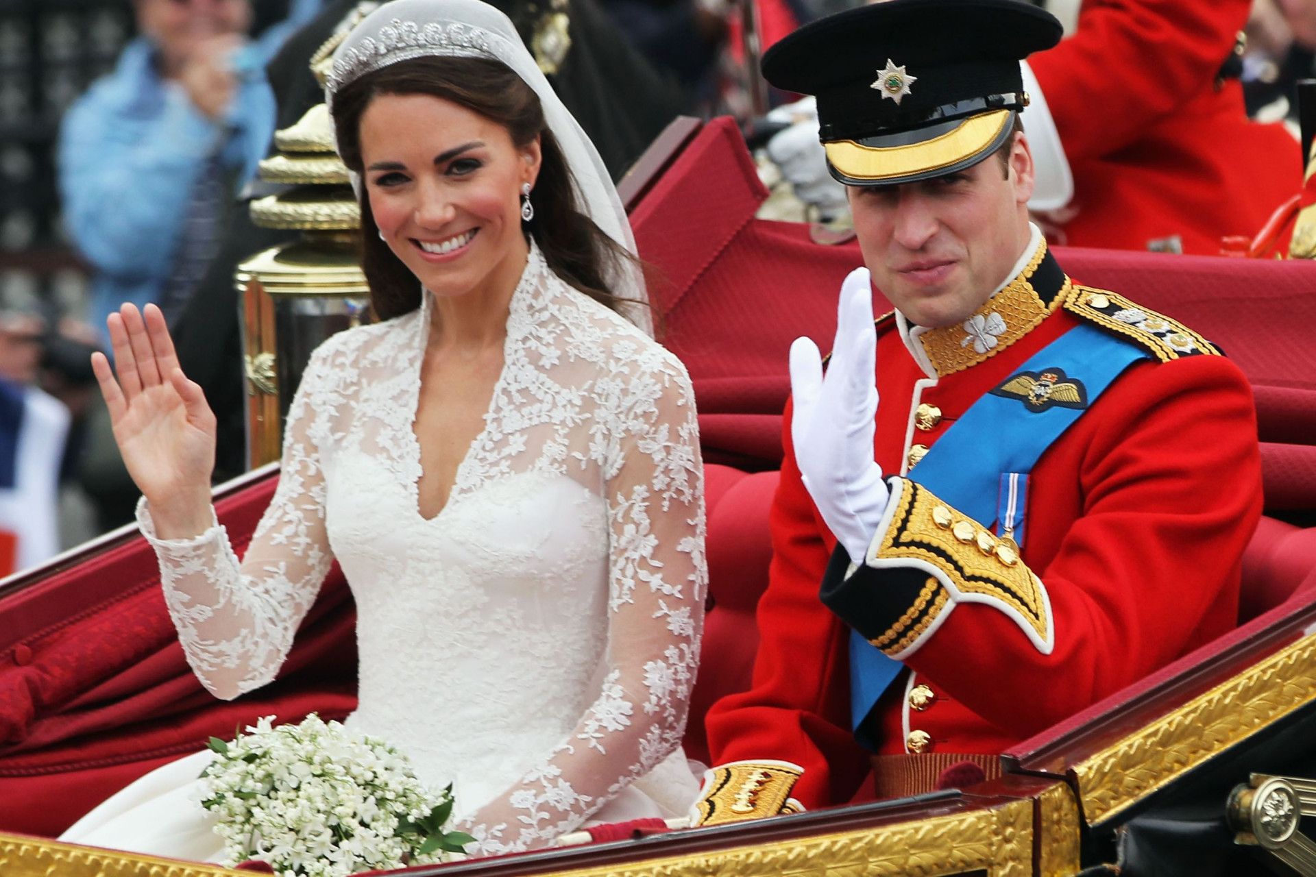 Conto de fadas. Príncipe William e Kate Middleton casaram-se há oito anos
