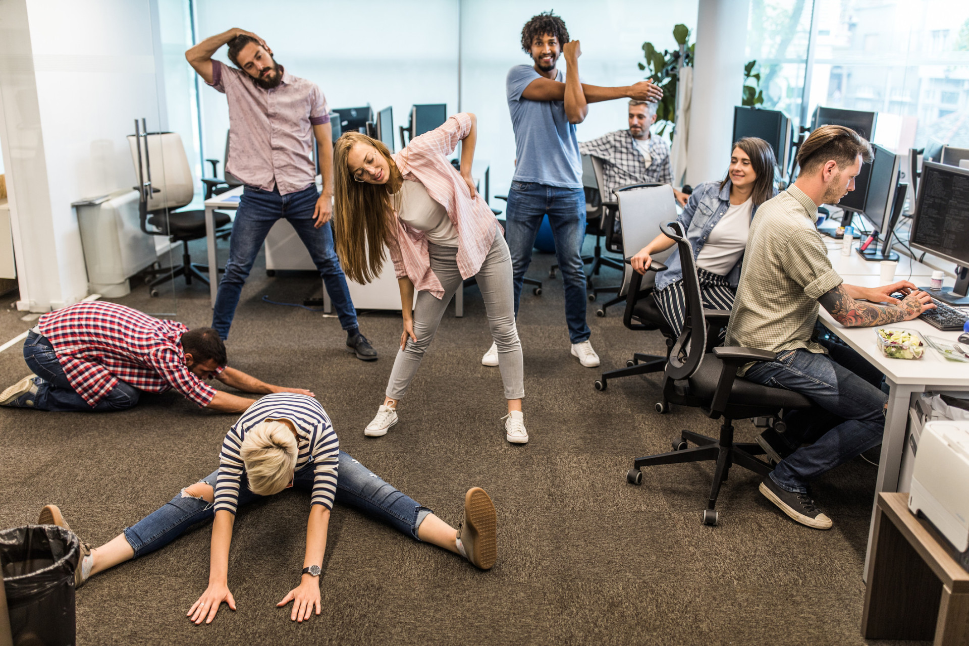 Saiba como pode integrar o exercício físico no trabalho