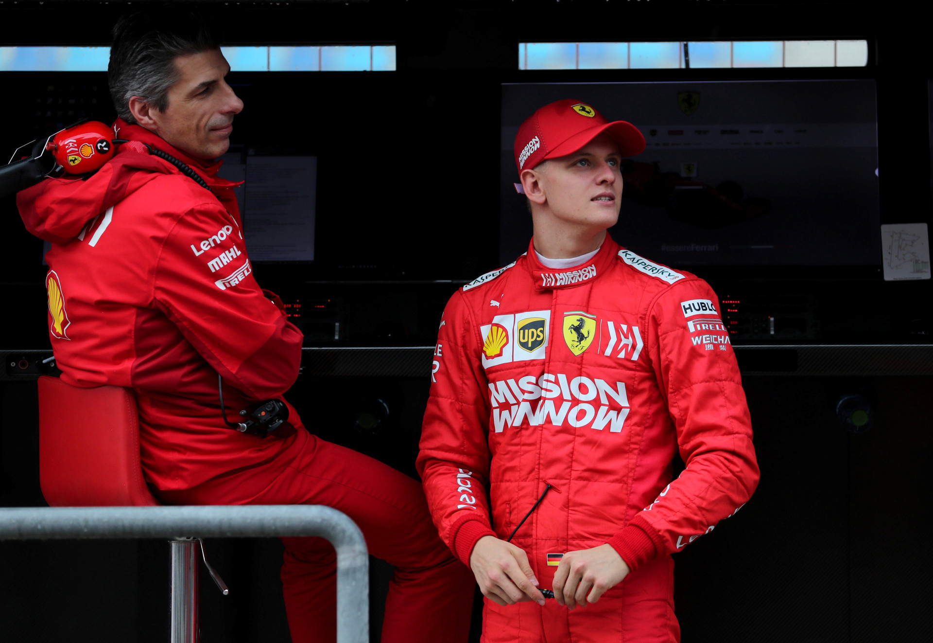 Ferrari voltou a ter um Schumacher ao volante. Eis as imagens