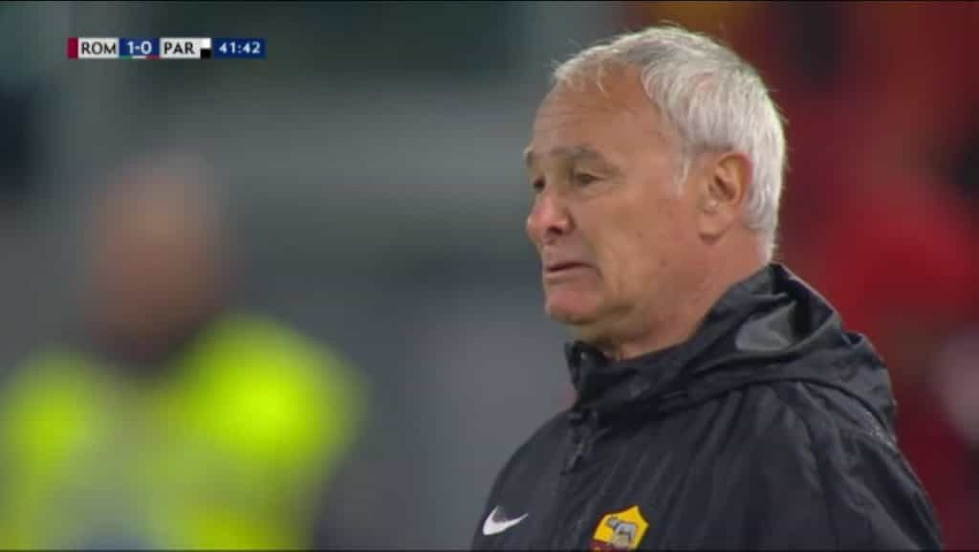 Ranieri ficou em lágrimas após gesto dos adeptos da AS Roma