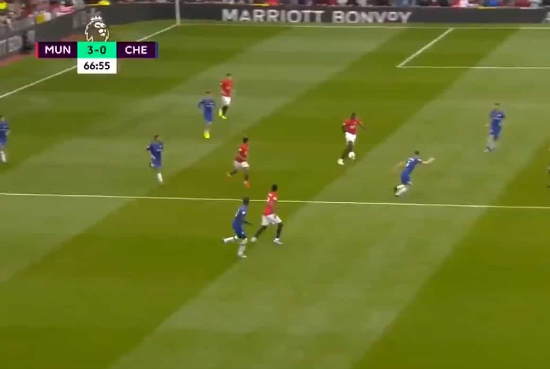 Assistência magistral de Pogba deixou o Chelsea 'cilindrado'