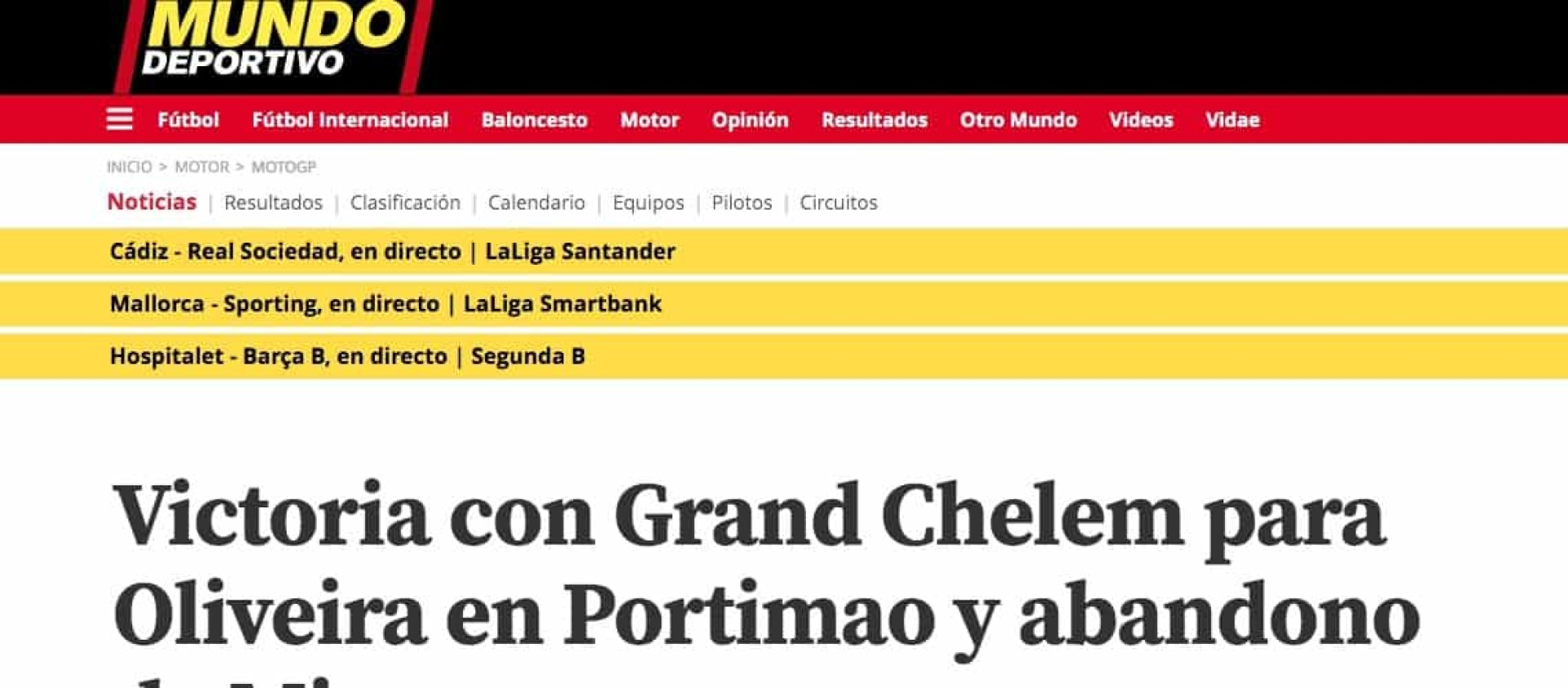 Miguel Oliveira virou "profeta" e "rei": O mundo rendido ao português