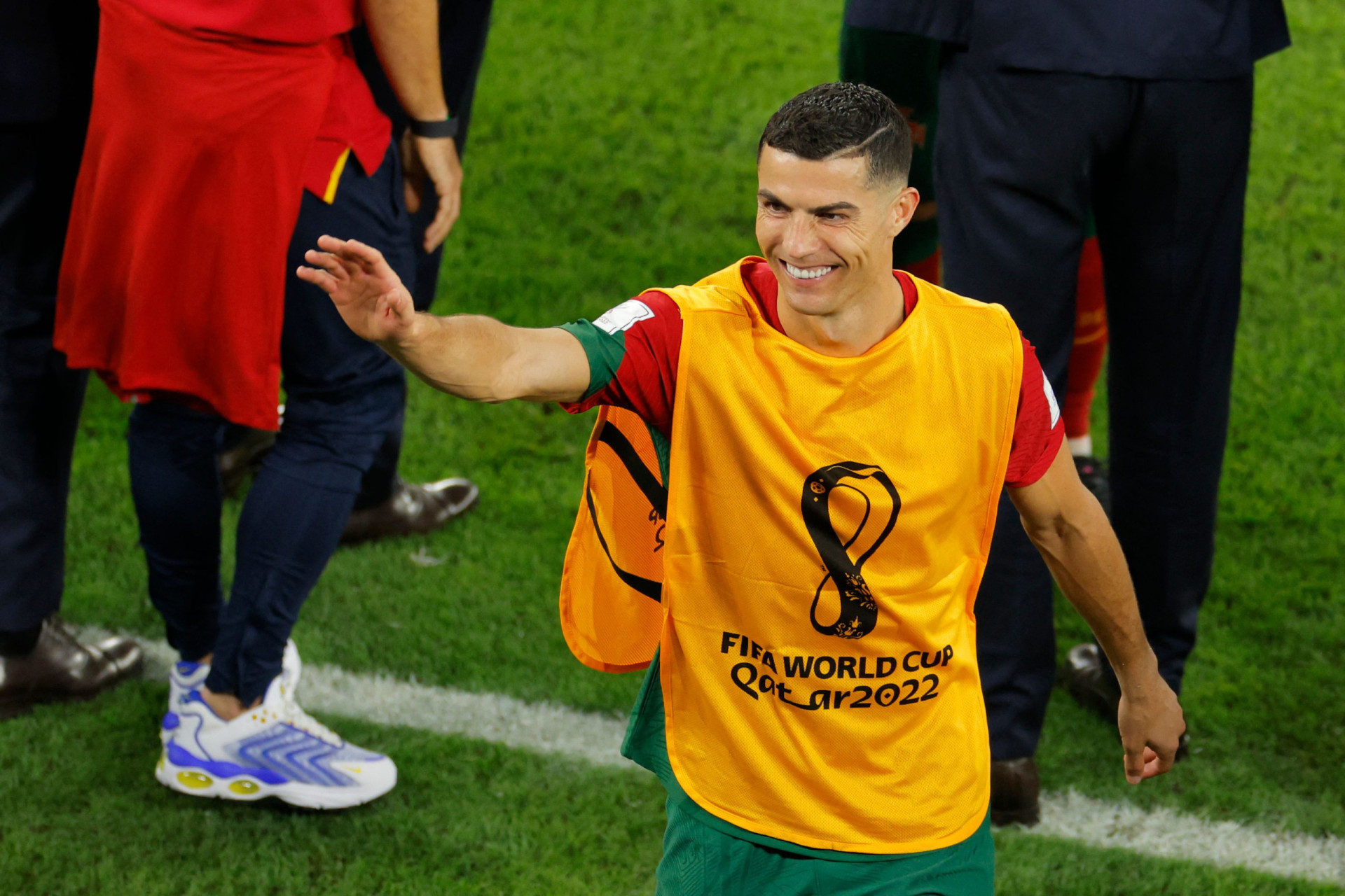As imagens do 5.º dia do Mundial: Cristiano Ronaldo festejou 'com Messi'