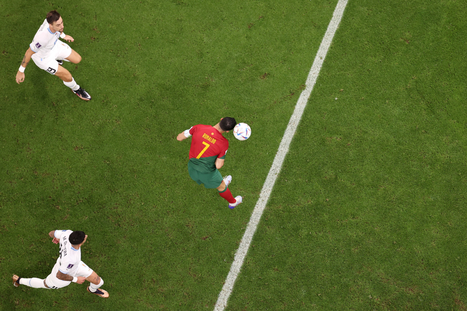 Ronaldo festejou, mas FIFA atribuiu golo a Bruno Fernandes