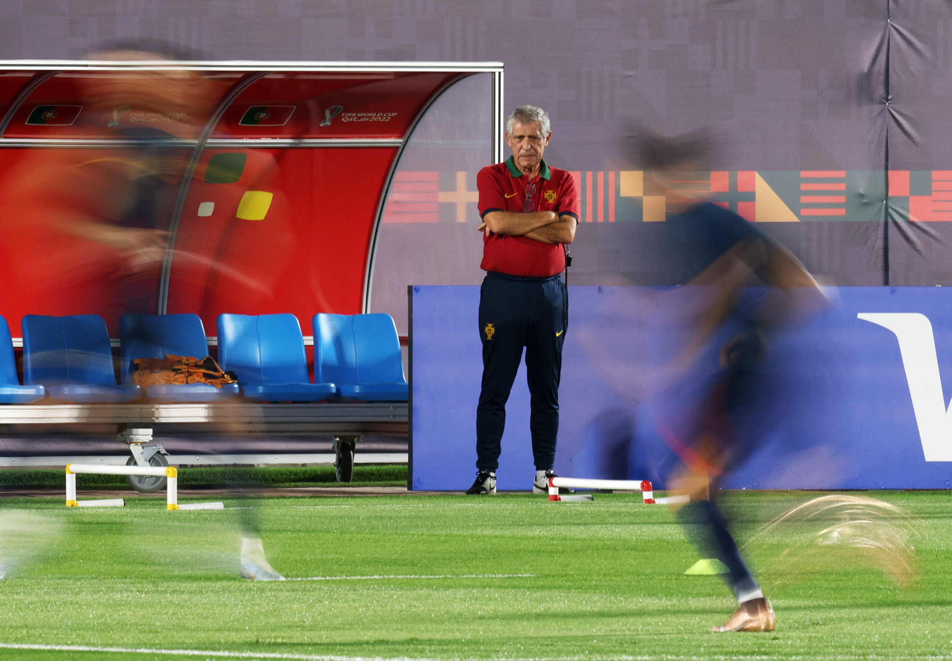 As imagens do treino da seleção com Cristiano Ronaldo em destaque