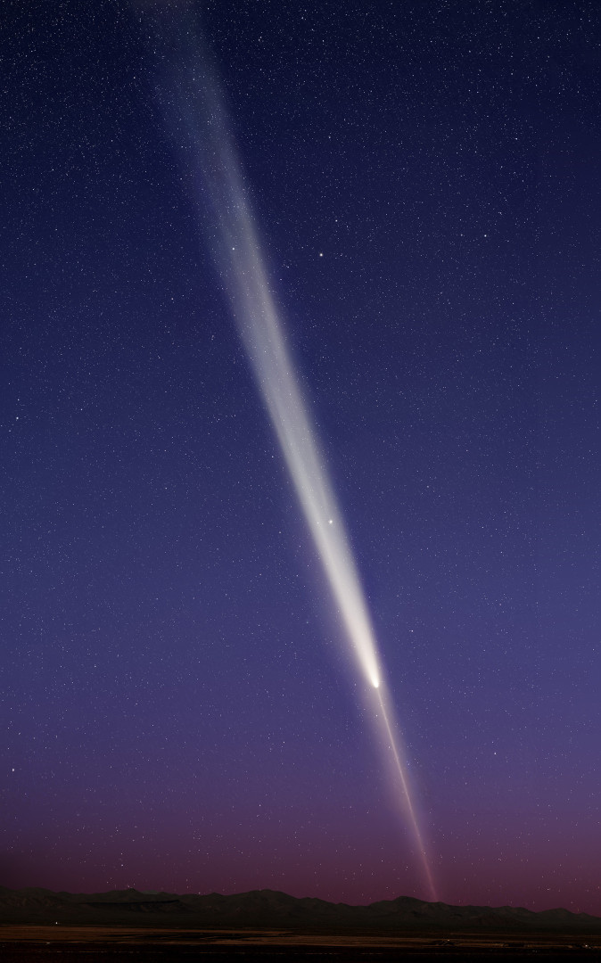 La NASA ha compartido su mejor (e imperdible) imagen del cometa C/2023 A3