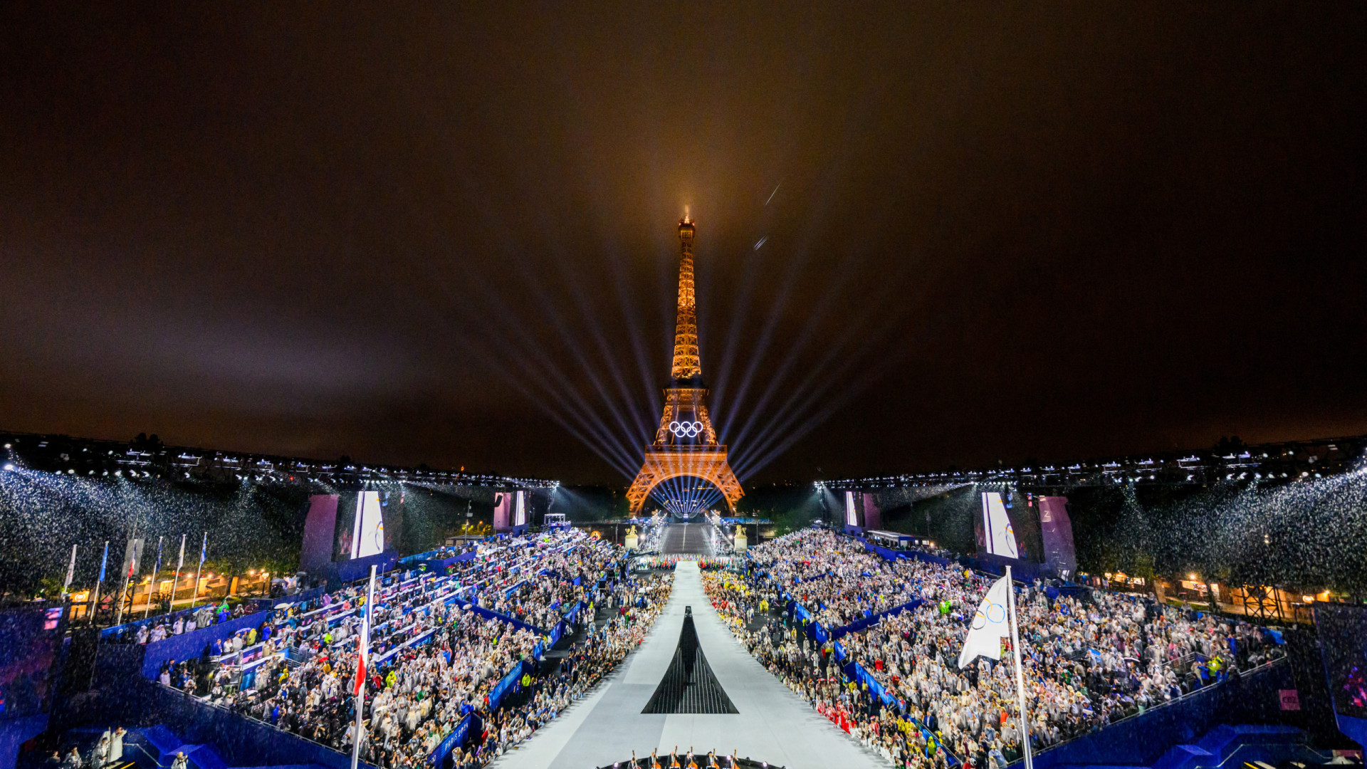 'Oh là là', As imagens da cerimónia de abertura dos Jogos Olímpicos