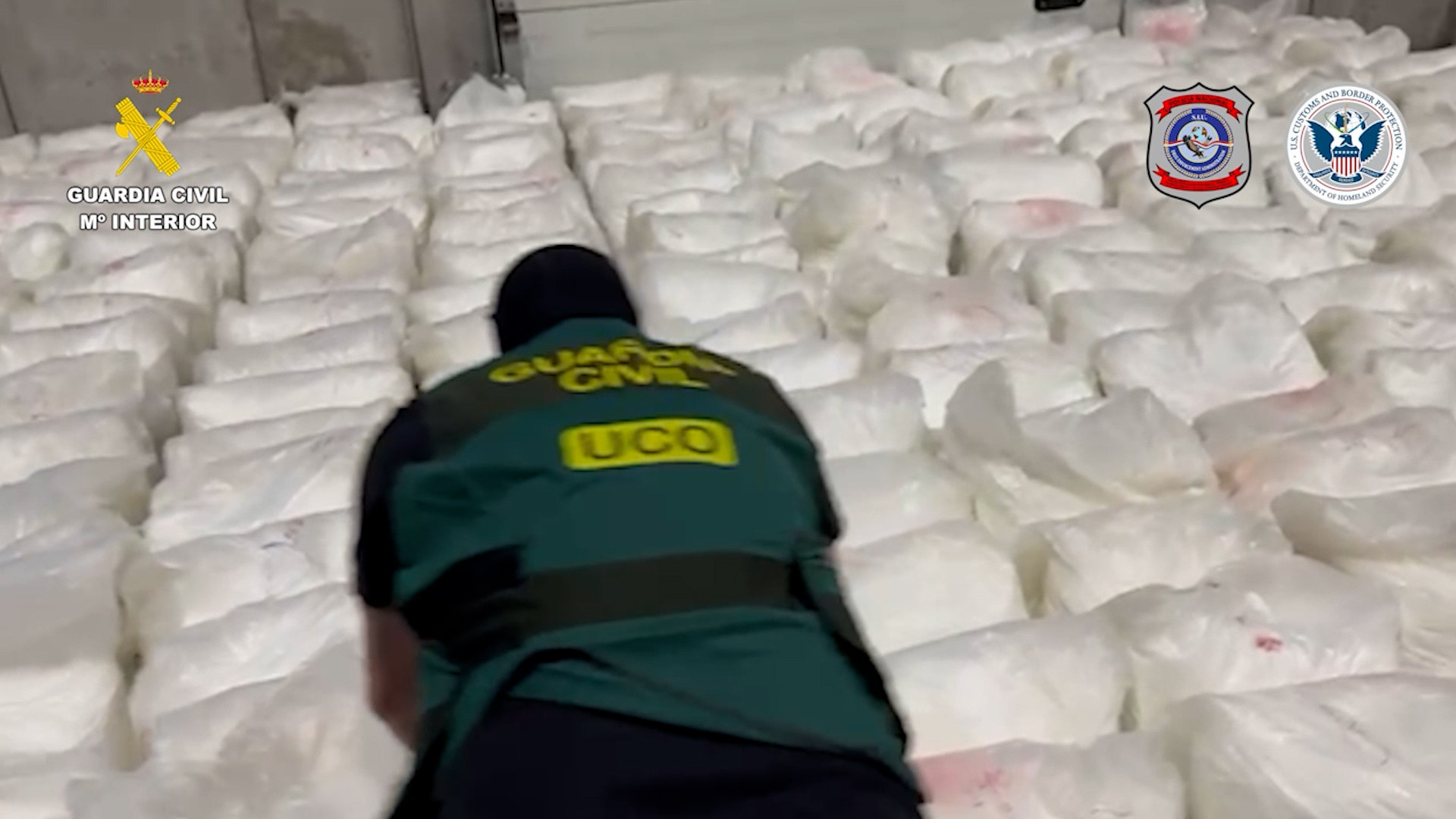 Apreendidas 4 toneladas de cocaína em sacos de arroz em Barcelona